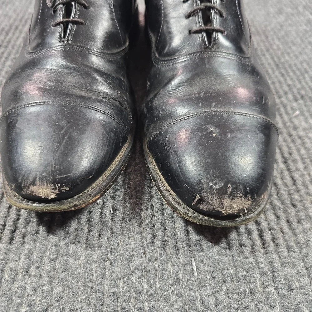 Allen Edmonds Shoes Mens Size 8.5‎ D Black Park Avenue Cap Toe Oxford Dress